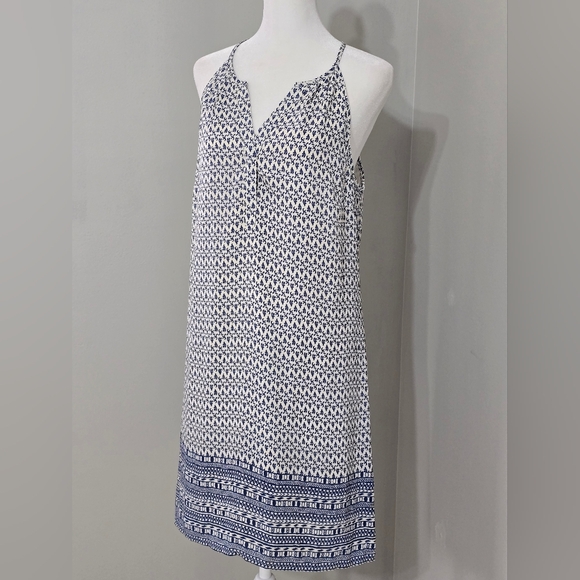 🤩Host Pick❤️Anthropologie Skies Are Blue Halter Dress Womem's Size Medium - Picture 2 of 9